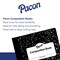 Pacon Composition Book, Black Marble, Unruled 9-3/4in. x 7-1/2in., 100 Sheets, 6PK PMMK37145 - alternate 3